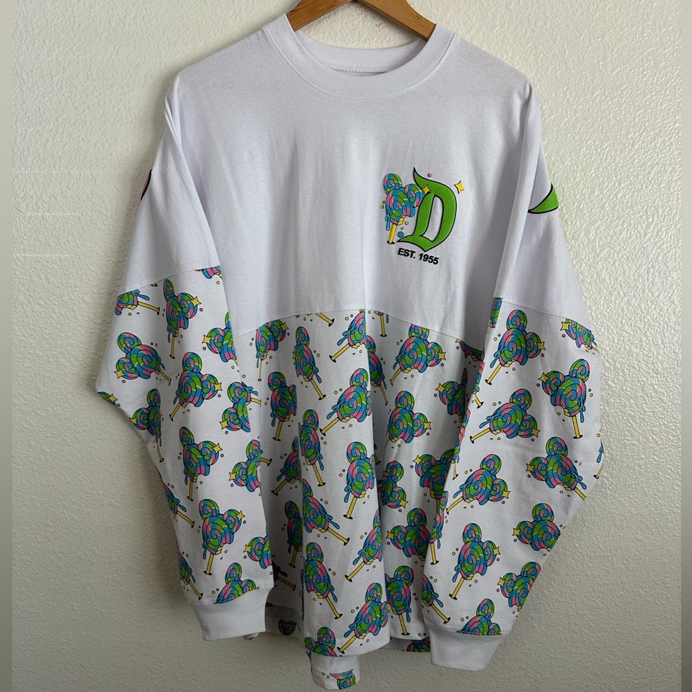 Disney Parks Disneyland Resort Candy Spirit Jersey Mickey Fantasia Women Size XL